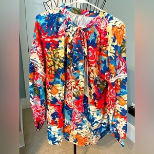 NWOT- Boutique Bow Blouse